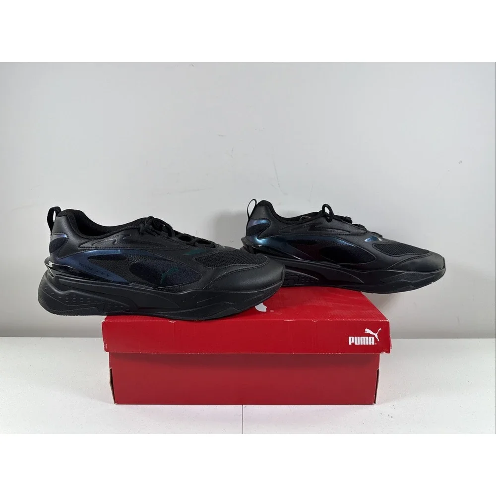 Puma‎ RS-Fast Futurverse Black Iridescent New Men Shoes Rare 375618-01 Mens 12